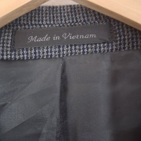 CHAPS 42L Tweed Blazer 100% Wool Jacket Academia Old Money Ivy League Sport Coat - Picture 9 of 16